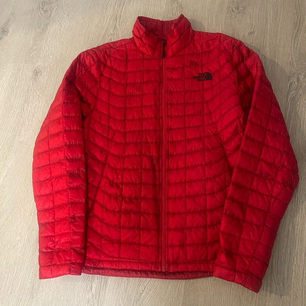 The North Face Red Quilted Jacket